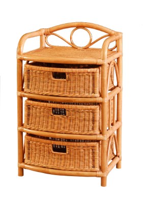 Artikel Regal aus Rattan - R 40/3 - Wohnen Mediterran mit Rattanmöbel und Flechtmöbel in Glonn bei München - Bayern
