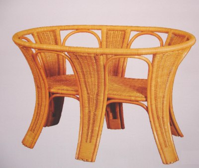 Artikel Tisch aus Rattan - T 54/B - Wohnen Mediterran mit Rattanmöbel und Flechtmöbel in Glonn bei München - Bayern