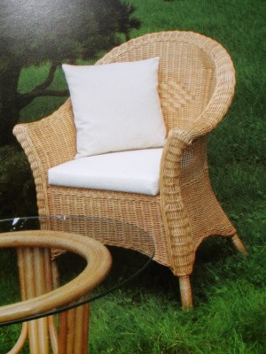 Artikel Sessel aus Rattan - Derbie - Wohnen Mediterran mit Rattanmöbel und Flechtmöbel in Glonn bei München - Bayern