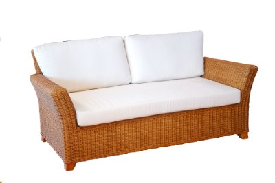 Artikel Rattan Sofa (2,5-Sitzer) - Mirian - Wohnen Mediterran mit Rattanmöbel und Flechtmöbel in Glonn bei München - Bayern