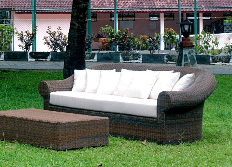 Artikel Garten Couchtisch aus Polyrattan - Bahamas - Wohnen Mediterran mit Rattanmöbel und Flechtmöbel in Glonn bei München - Bayern
