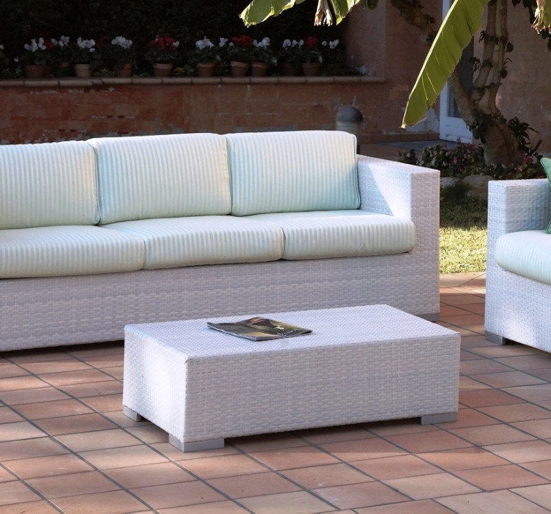 Artikel Polyrattan Couchtisch - Uranos - Wohnen Mediterran mit Rattanmöbel und Flechtmöbel in Glonn bei München - Bayern