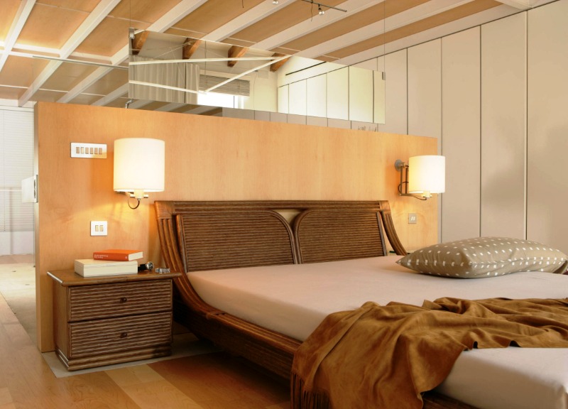Artikel Bett aus Rattan - 559 - Wohnen Mediterran mit Rattanmöbel und Flechtmöbel in Glonn bei München - Bayern