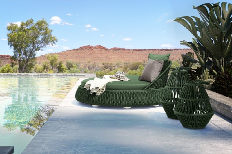 Artikel Daybed Perle - Wohnen Mediterran mit Rattanmöbel und Flechtmöbel in Glonn bei München - Bayern