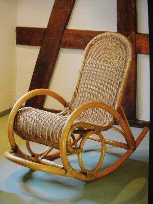 Artikel Rattan Schaukelstuhl - Carrie B - Wohnen Mediterran mit Rattanmöbel und Flechtmöbel in Glonn bei München - Bayern