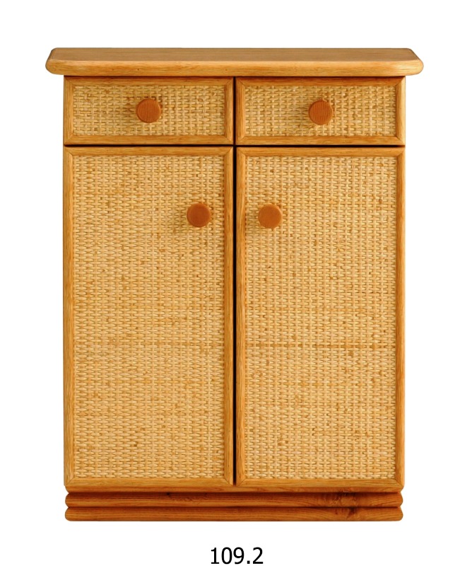 Artikel Rattanschrank - 109.2 - Wohnen Mediterran mit Rattanmöbel und Flechtmöbel in Glonn bei München - Bayern