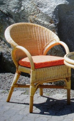Artikel Rattansessel - Giulia - Wohnen Mediterran mit Rattanmöbel und Flechtmöbel in Glonn bei München - Bayern