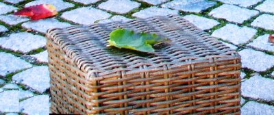 Artikel Rattanhocker - Larissa - H111 - Wohnen Mediterran mit Rattanmöbel und Flechtmöbel in Glonn bei München - Bayern