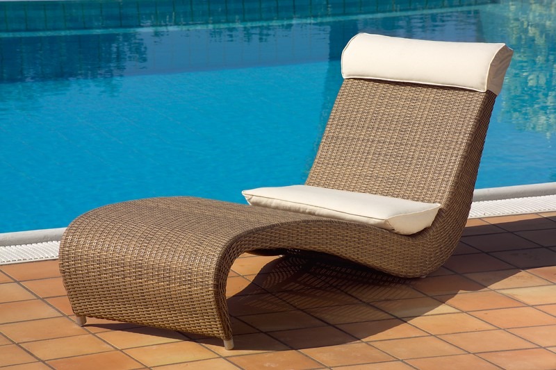 Artikel Polyrattan Gartenliege - Pollux - Wohnen Mediterran mit Rattanmöbel und Flechtmöbel in Glonn bei München - Bayern