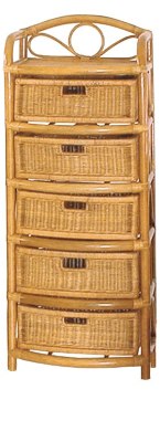 Artikel Rattanregal - R 40/5 - Wohnen Mediterran mit Rattanmöbel und Flechtmöbel in Glonn bei München - Bayern