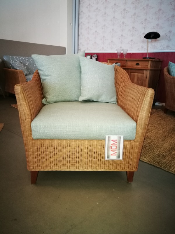 Artikel Rattan Sessel - Karlo - Wohnen Mediterran mit Rattanmöbel und Flechtmöbel in Glonn bei München - Bayern