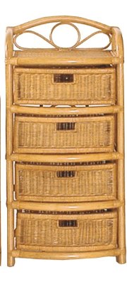 Artikel Rattanregal - R 40/4 - Wohnen Mediterran mit Rattanmöbel und Flechtmöbel in Glonn bei München - Bayern