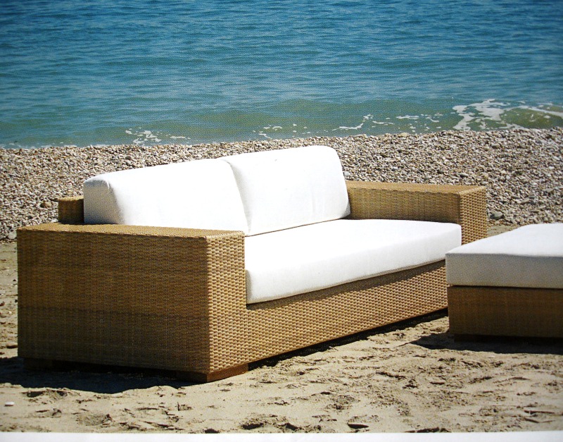Artikel Polyrattan Gartensofa - Wien - Wohnen Mediterran mit Rattanmöbel und Flechtmöbel in Glonn bei München - Bayern
