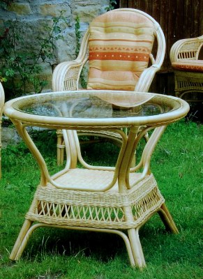 Artikel Tisch aus Rattan - Juliette - T88 - Wohnen Mediterran mit Rattanmöbel und Flechtmöbel in Glonn bei München - Bayern