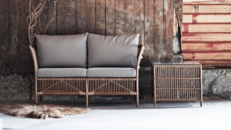 Artikel 2-Sitzer Rattansofa Remus - Wohnen Mediterran mit Rattanmöbel und Flechtmöbel in Glonn bei München - Bayern