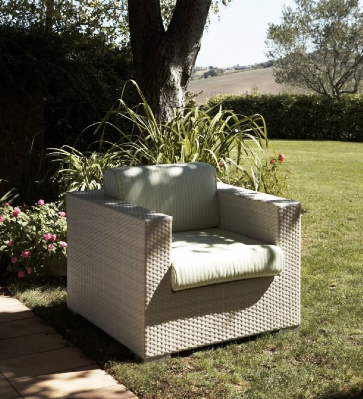 Artikel Polyrattan Gartensessel - Uranos  - Wohnen Mediterran mit Rattanmöbel und Flechtmöbel in Glonn bei München - Bayern