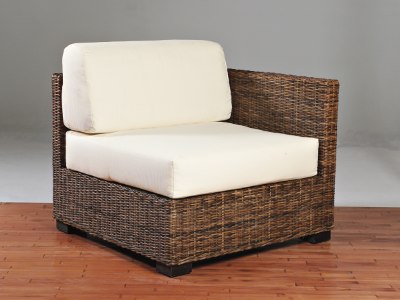 Artikel Rattansofa (Armteilelement) - Paris - Wohnen Mediterran mit Rattanmöbel und Flechtmöbel in Glonn bei München - Bayern