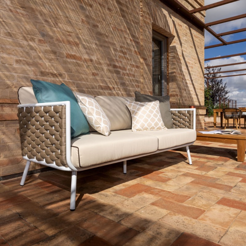 Artikel Outdoor Sofa Manhattan - Wohnen Mediterran mit Rattanmöbel und Flechtmöbel in Glonn bei München - Bayern