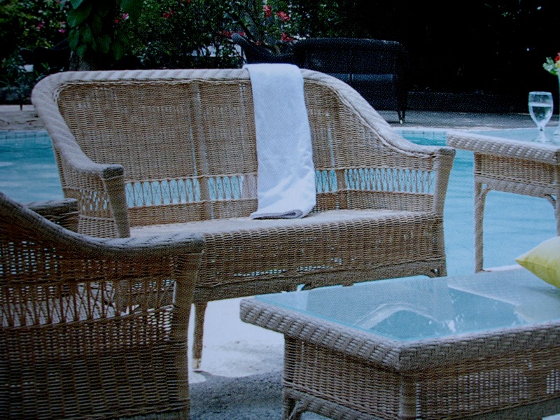 Artikel 2-Sitzer Gartensofa aus Polyrattan - Madrid - Wohnen Mediterran mit Rattanmöbel und Flechtmöbel in Glonn bei München - Bayern
