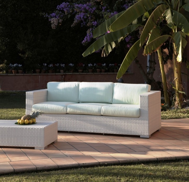 Artikel Polyrattan Gartensofa - Uranos  - Wohnen Mediterran mit Rattanmöbel und Flechtmöbel in Glonn bei München - Bayern