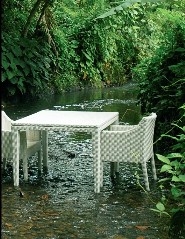 Artikel Gartentisch aus Polyrattan - Montevideo - Wohnen Mediterran mit Rattanmöbel und Flechtmöbel in Glonn bei München - Bayern