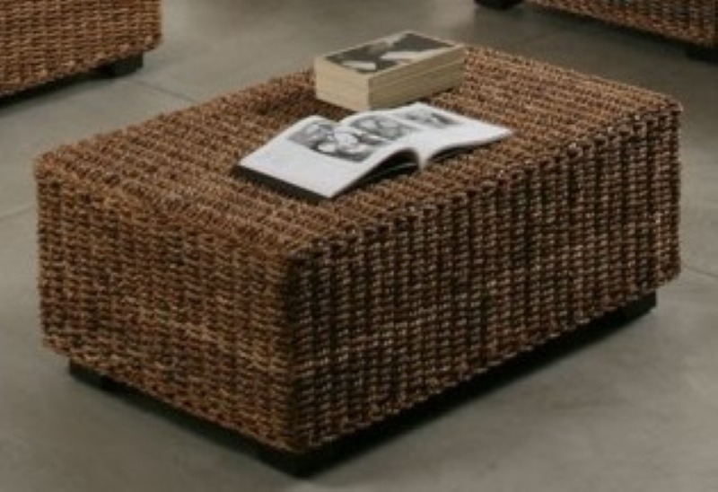 Artikel Couchtisch, Abaca-Geflecht - Adonis - Wohnen Mediterran mit Rattanmöbel und Flechtmöbel in Glonn bei München - Bayern