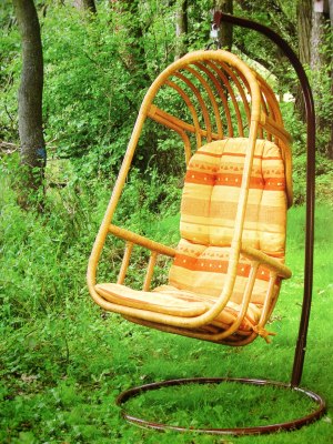 Artikel Rattan Hängeschaukel - Helena - Wohnen Mediterran mit Rattanmöbel und Flechtmöbel in Glonn bei München - Bayern