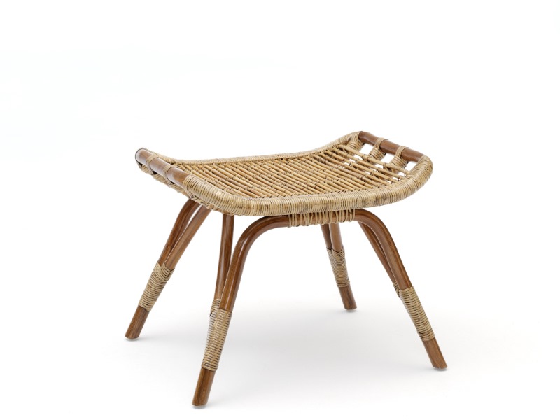 Artikel Rattan Hocker - Martin - Wohnen Mediterran mit Rattanmöbel und Flechtmöbel in Glonn bei München - Bayern